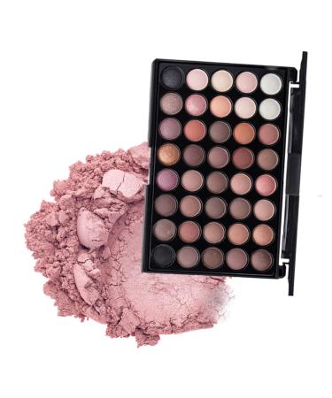 FOMIYES 40 Eye Shadow Palettes Eyeshadow Pallet Eyeshadow Powder Eyeshadow Matt Makeup Palette Matte 1 count (Pack of 1) As Shown