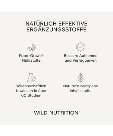 Wild Nutrition Food-Grown Multi Strain Probiotics | 30 Billion Bacteria for Intestinal Health | 30 Capsules - Buy Online on GoSupps.com