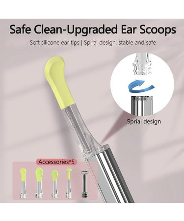 Ear Wax Removal Kit with Camera and WiFi Otoscope - 6 LED Ear Cleaner for Earwax Removal and Acne Squeezing (Black) - Buy Online on GoSupps.com
