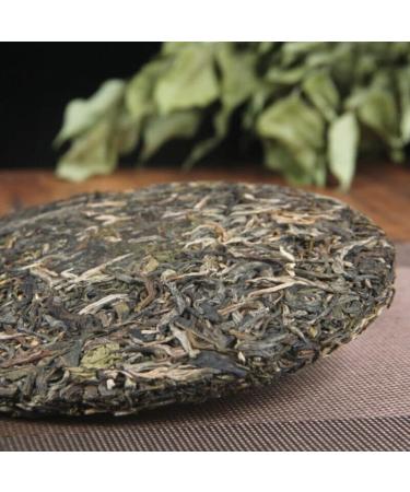HELLOYOUNG 357g Galette de th Pu-erh compress bio chinois du Yunnan Bingdao Un th vert traditionnel fabriqu la main avec un arri re-go t l g rement sucr Th pu-erh - Buy Online on GoSupps.com