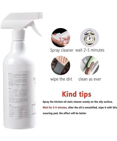 Splash Foam Spray Multi-Purpose Kitchen Cleaner Foam Spray for Remove Grease and Stubborn Stains Multifunctional The Formula is Mild Safe and Does Not Hurt Hands - Buy Online on GoSupps.com