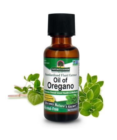 Nature's Answer Oil of Oregano Leaf | Supports Healthy Intestinal & Digestive Function | Promotes Overall Good Health and Wellness | Gluten-Free Alcohol-Free & No Preservatives 1oz