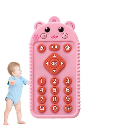 Remote Control Silicone Bite Ring Toy - Sensory Chewable Bear Learning Toy for Kids - Buy Online on GoSupps.com