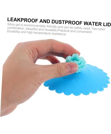 Alipis 12 Pcs Silicone Cup Lid Coffee Mugs Coffee Mug Lid Cover Silicone Leakproof Cup Lid Drink Cup Round 11x11x3cmx3pcs Light Bluex3pcs - Buy Online on GoSupps.com