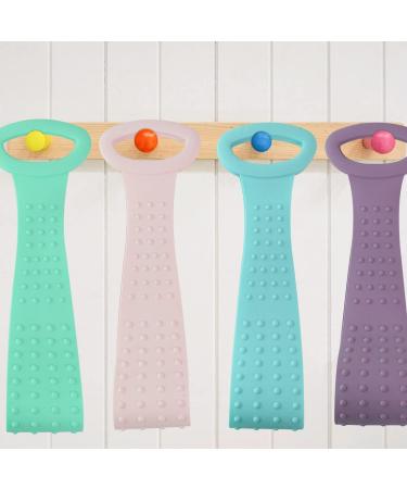 CoSoGreen Silicone Back Scrubber 27.4 Inches Body Brush - Exfoliating and Massaging Bath Brush (Pink) - Buy Online on GoSupps.com