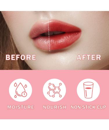 4 Pcs Fruit Lip Stain Set - Vivid Watery Lip Tint Gloss - Plump Velvet Lip Stain - Matte Liquid Lipstick - Long Lasting & Waterproof (4 Colors) - Buy Online on GoSupps.com