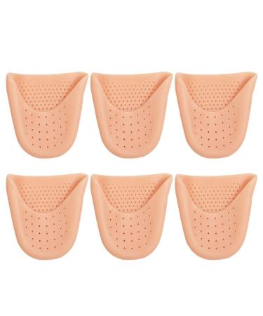 Beaupretty 3 Pairs Pouches Pointe Heel Protector Topper Inserts Protection for Forefoot Guards Silicone Dance Covers Cushion Women Gel Comfortable Ball Shoes Sleeve Filler Point Breathable As Shown 10x9cm