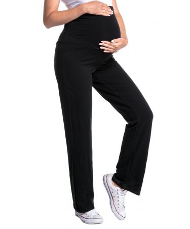 Zeta Ville - Women's Pregnancy Pants. Available in 3 Leg Lengths - 691c 8-10 Short Length Black