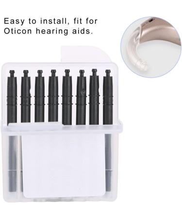 Hearing Aid Ear Wax Guard Filters 8Pcs Disposable Hear Clear Hearing Aid Filters with Transparent Container Cerumen Stop Cleaning Tool Kit Accessories for Oticon - Buy Online on GoSupps.com