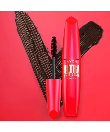 Avon Ultra Volume Mascara Brown Black formulated with Amplifibre technology to double the appearance of lashes * 10 ml - Buy Online on GoSupps.com