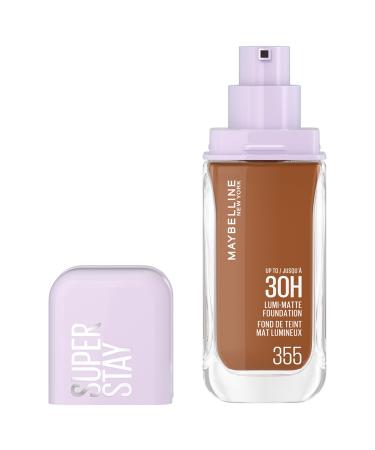 Maybelline Maybelline New York - Long-Lasting Liquid Foundation - Ultra-Resistant - Luminous Matte Finish - Enriched with Amino Acids - All Skin Types - Superstay 30H Lumi-Matte - Shade: 355-35ml