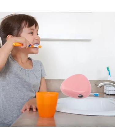 AUNMAS Travel Toothbrush Sanitizer Rechargeable Toothbrush Cleaner with USB Cable Portable Toothbrush Sterilizer Covers for Home and Outdoor Use (Pink) - Buy Online on GoSupps.com