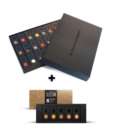 MEIN GENUSS Christmas Bundle 2023 | Spice Advent Calendar + 5 Premium Spices & Recipes | International Shipping Available - Buy Online on GoSupps.com