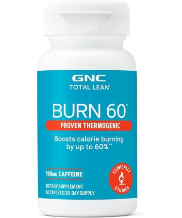 GNC Total Lean Burn 60 Clinically Proven Thermogenic Formula 30 Servings - Buy Online on GoSupps.com