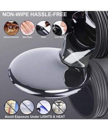 15ml Rhinestone Gel Adhesive with No Wipe Formula + 3 Brushes - Clear Resin for Nail Art & Jewelry Decoration - Buy Online on GoSupps.com