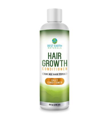 Hair Growth Conditioner For Support of Healthy Hair Growth, Hair loss, Slow Growing and Thinning Hair for Men and Women 8 Ounces