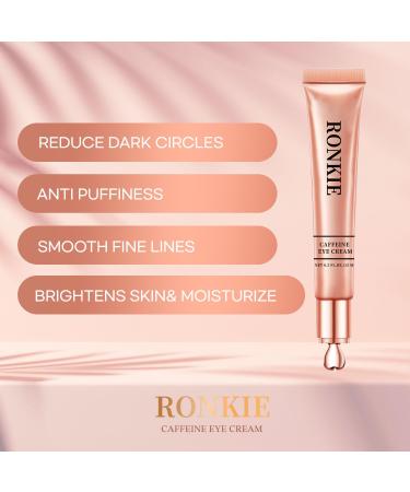 Eye Cream for Dark Circles & Puffiness | Caffeine & Retinol Anti-Aging Formula with Collagen & Hyaluronic Acid - Fast Results in 3-4 Weeks - 15 mL - Buy Online on GoSupps.com