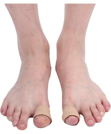 5pcs Toe Protection Caps - Soft Breathable PU Gel Toe Tubes for Pedicure & Finger Separation - Buy Online on GoSupps.com