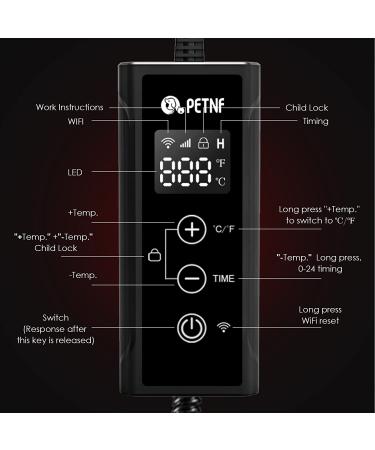 300W Dog House Heater with Thermostat & App Control | Outdoor Pet Heater with Adjustable Temp & Timer | Safe & Easy to Install - Buy Online on GoSupps.com