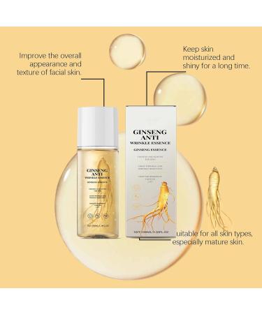 JASUAI Ginseng AntiWrinkle Serum Ginseng Polypeptide Firming Essence with Hydrolyzed Collagen Moisturizing Facial Serum Reduces Fine Lines Firms Skin Vitamin E 1 Piece 1 Piece - Buy Online on GoSupps.com