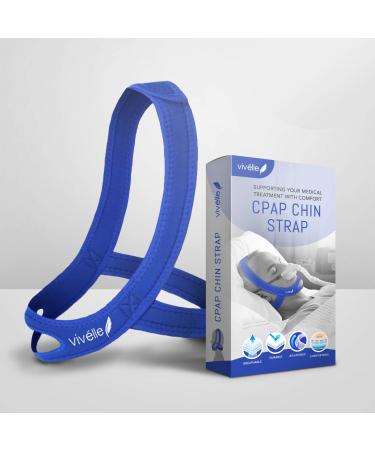 CPAP Chin Strap - for Men & for Women by Vivlle, Slim Non-Slip, Adjustable, Premium Snore Stopper Device That Helps You Breath Right (Medium) - Buy Online on GoSupps.com