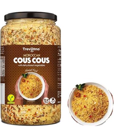 Moroccan Cous Cous with Vegetables 1kg Jar - Suitable for Vegans - Buy Online on GoSupps.com
