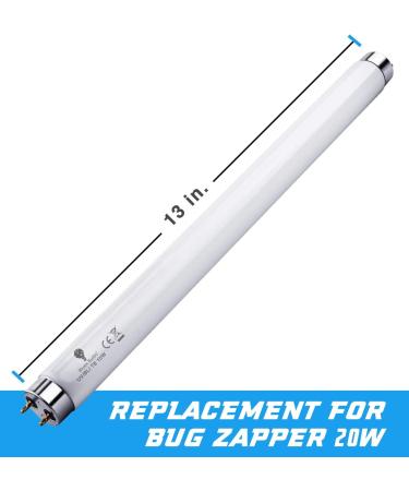 2 Pack Bug Zapper Replacement Lamp Bulb 10W for 20W Electronic Bug Zapper - T8 Fluorescent Light Tube Replacement for Bug Zapper - Buy Online on GoSupps.com
