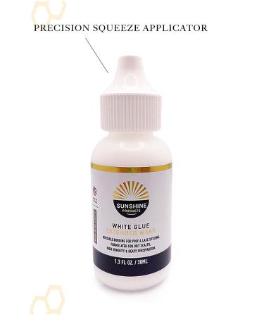Sunshine Hair Replacement Glue - Extended Hold for Poly & Lace Hairpieces - Waterproof Bonding, Skin Safe - Buy Online on GoSupps.com