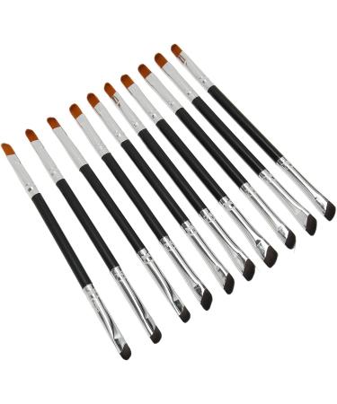 10pcs Sickle Eyeliner Brush Double Ended Sickle Eyeliner Cosmetic Brush Makeup Tool for Women Daily Makeup - Buy Online on GoSupps.com