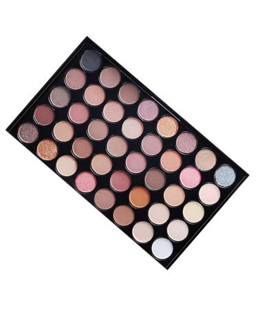 Rosvola Eye Makeup Palette - 40 Vibrant Colors Long-Lasting Matte & Glitter Eyeshadow for Daily Use - International Shipping - Buy Online on GoSupps.com