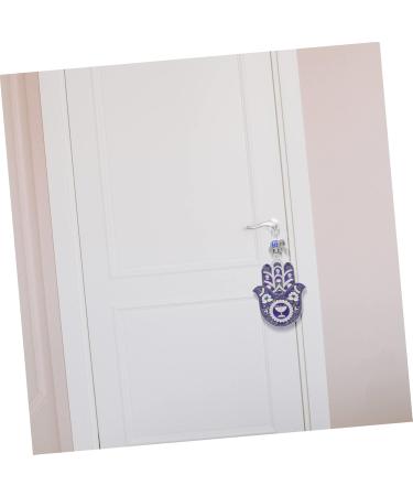 PRETYZOOM Blue Eyes Pendant Keychains Ornament Boho Decor Bohemian Decor Hand Pattern DIY Pendant Cute 19x9.8cm Blue - Buy Online on GoSupps.com