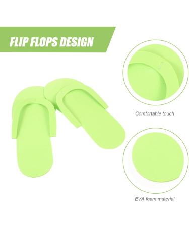 Beavorty 12 Pairs Eva Foam Disposable Pedicure Slippers - White Foldable Travel Sandals for Women, Perfect for Pedicure and Manicure Supplies - Buy Online on GoSupps.com