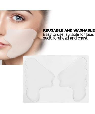Anti Wrinkle Face Patch Silicone Reusable Self-Adhesive Sticker For Chest Eye Neck Silicone Patches For Chest Promotes Collagen Production Hydrating Effect - Buy Online on GoSupps.com