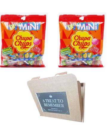 Chupa Chups Mini 18 Lollies 108g Pack Of 2