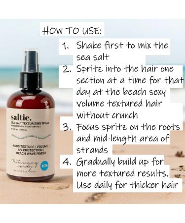 Sea Salt Hair Volumizing Spray Adds Texture Volume UV Protection Beach Wave Finish I For All Hair Types (8.5 fl. oz./250ml) Hair Spray - Buy Online on GoSupps.com