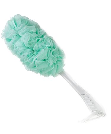 PPHAO - Back Bath Brush - Loofah Sponge Scrubber - Bath Brush Long Handle for Shower - Loofah Exfoliating for Men - Shower Loofah for Women - Green Loofah - 1Pack