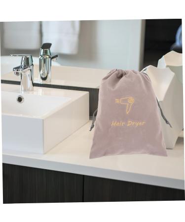 Healeved 2pcs Hair Dryer Bag for Travel Velvet Bags Canvas Makeup Bag Travel Blow Dryer Hairdyrer Sac Cloth - Buy Online on GoSupps.com