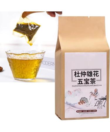Organic Herbal Tea Bags Tu Chung Tea Eucommia Male Flower Ginseng Tea Healthy Tea Man Gift 30 Count in Total - Buy Online on GoSupps.com