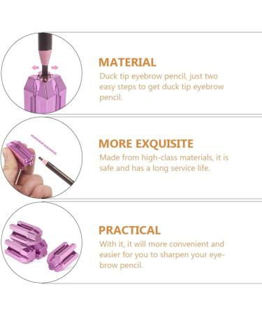 FOMIYES 2pcs Eyebrow Pencil Sharpener | Eyeliner & Lipstick Sharpener - Cosmetic Rose Powder - Durable Plastic Design - Buy Online on GoSupps.com