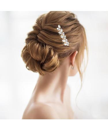 FOMIYES Rhinestone Wedding Hair Comb Bride Bridal Hair Clip Women Crystal Hair Pieces Headpiece Hair Pins Bridesmaids Flower Girls Hair Barrettes Hairpin Hair Accessories Jewelry - Buy Online on GoSupps.com
