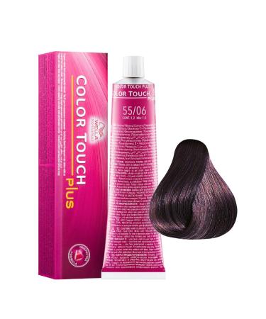 55/06 Light brown intense natural violet Wella Color touch Plus Ammonia free 60ml