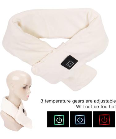 Heated Neck Cushion | Neck Heating Pillow for Pain Relief | 3 Temperature Settings | Soft USB Neck Warmer & Scarf Gift for Men & Women - Buy Online on GoSupps.com