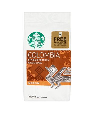 Starbucks Colombia Single-Origin Medium Ground Arabica Coffee 200 g