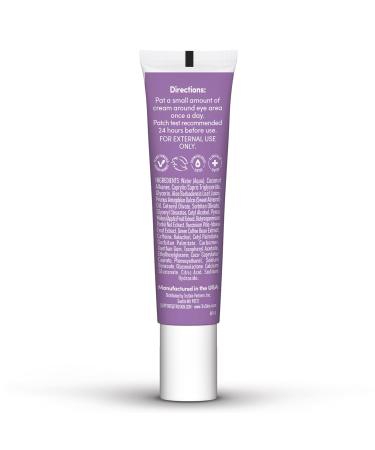 TruSkin Longevity Eye Cream - Caffeine & Bakuchiol for Healthy Aging | Anti-Aging Eye Care with Lingonberry & Coffeeberry Extract - 0.5 fl oz - Buy Online on GoSupps.com