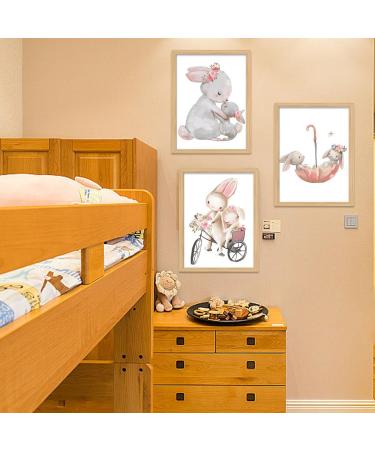Zamety Set of 3 Baby Room Animal Posters - Nursery Decoration for Boys | Children's Room Wall Art - Kids Poster Print for Baby Room Decor - Buy Online on GoSupps.com