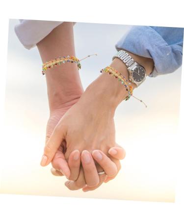 TENDYCOCO Nepal Bracelet Strand Bracelet Woven Wrist Bracelet Retro Bracelet Bracelets Bonding Bracelets for Couples Handmade Wrist Jewelry Accessories Vintage Lovers Braided Rope 26x1.5cm As Shown - Buy Online on GoSupps.com