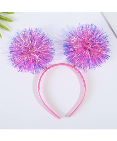 TQUXNGA Festival Christmas Women Students Carnival Hairband Shinning Bouncing Shape Headbands Tinsel Party Hair Hoop Gold - Buy Online on GoSupps.com
