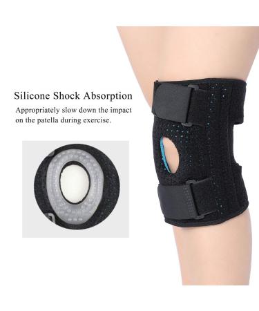 ZJchao Knee Brace - Breathable Silicone Shock Absorbing Support for Arthritis & ACL - Open Patella Knee Pads with Springs - International Shipping Available - Buy Online on GoSupps.com