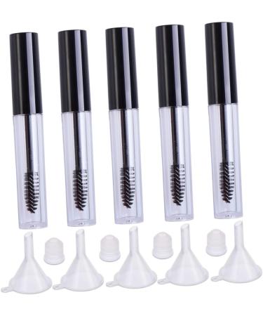 AUTSUPPL 15 Pcs Eyelash Cream Bottle Empty Tube Empty Lash Tube Empty Eyelash Tube Eyelash Brush Tube Black - Buy Online on GoSupps.com