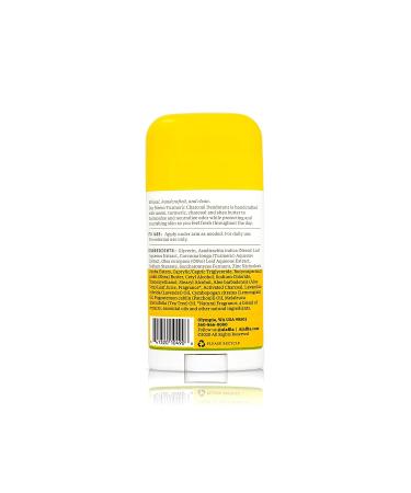 Alaffia Neem Turmeric Charcoal Deodorant - Aluminum Free, Soothing with Shea Butter & Aloe Vera - 2.65 Oz - Buy Online on GoSupps.com